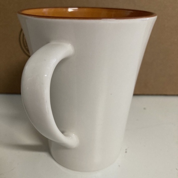 STARBUCKS 2006 PERCOLATOR STYLE MUG. WHITE AND brown 14 OZ. - Picture 4 of 5